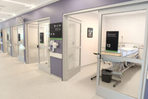 Treatment rooms at the chemotherapy unit in St. John’s